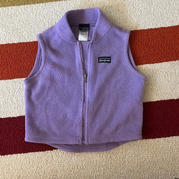 Patagonia Other - Patagonia light purple 12 month fleece vest - light weight